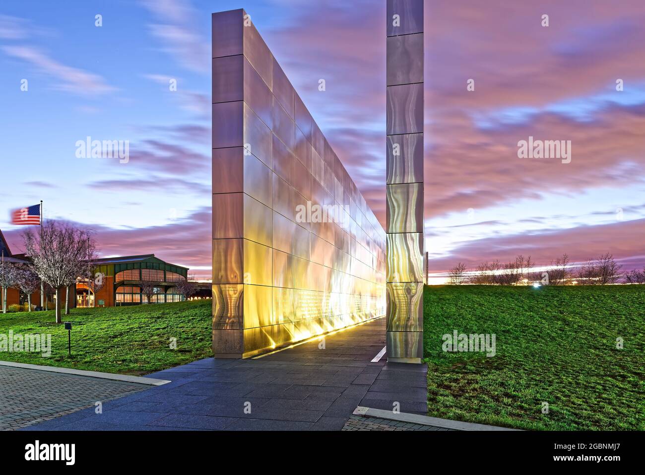 Mémorial du ciel vide, parc national Liberty, Jersey City, New Jersey Banque D'Images
