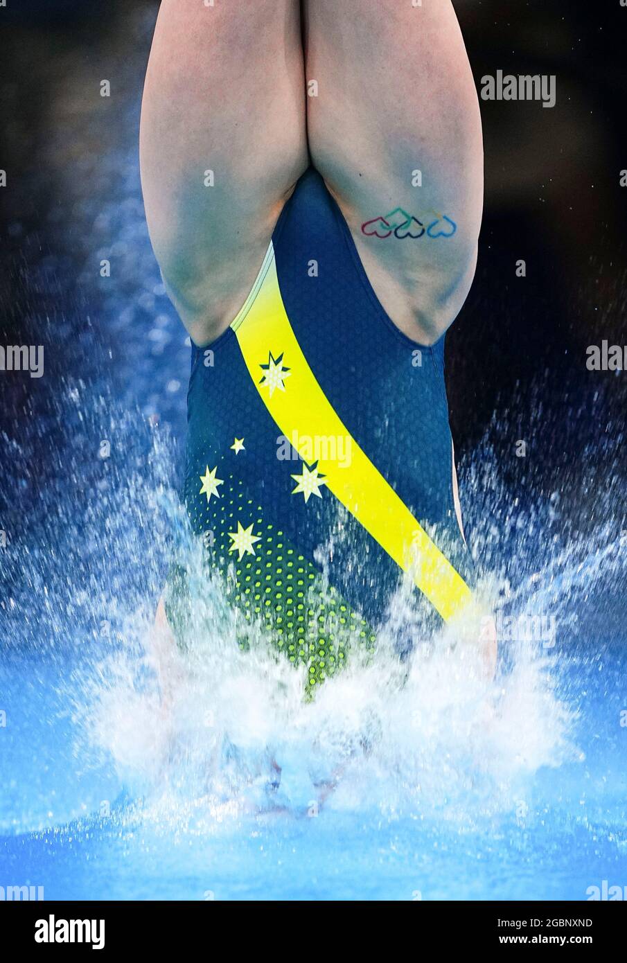 Tokyo, Japon. 5 août 2021. Melissa Wu, d'Australie, participe à la compétition de la plate-forme féminine de 10 m de plongée aux Jeux Olympiques de Tokyo en 2020 à Tokyo, au Japon, le 5 août 2021. Credit: Xu Chang/Xinhua/Alay Live News Banque D'Images