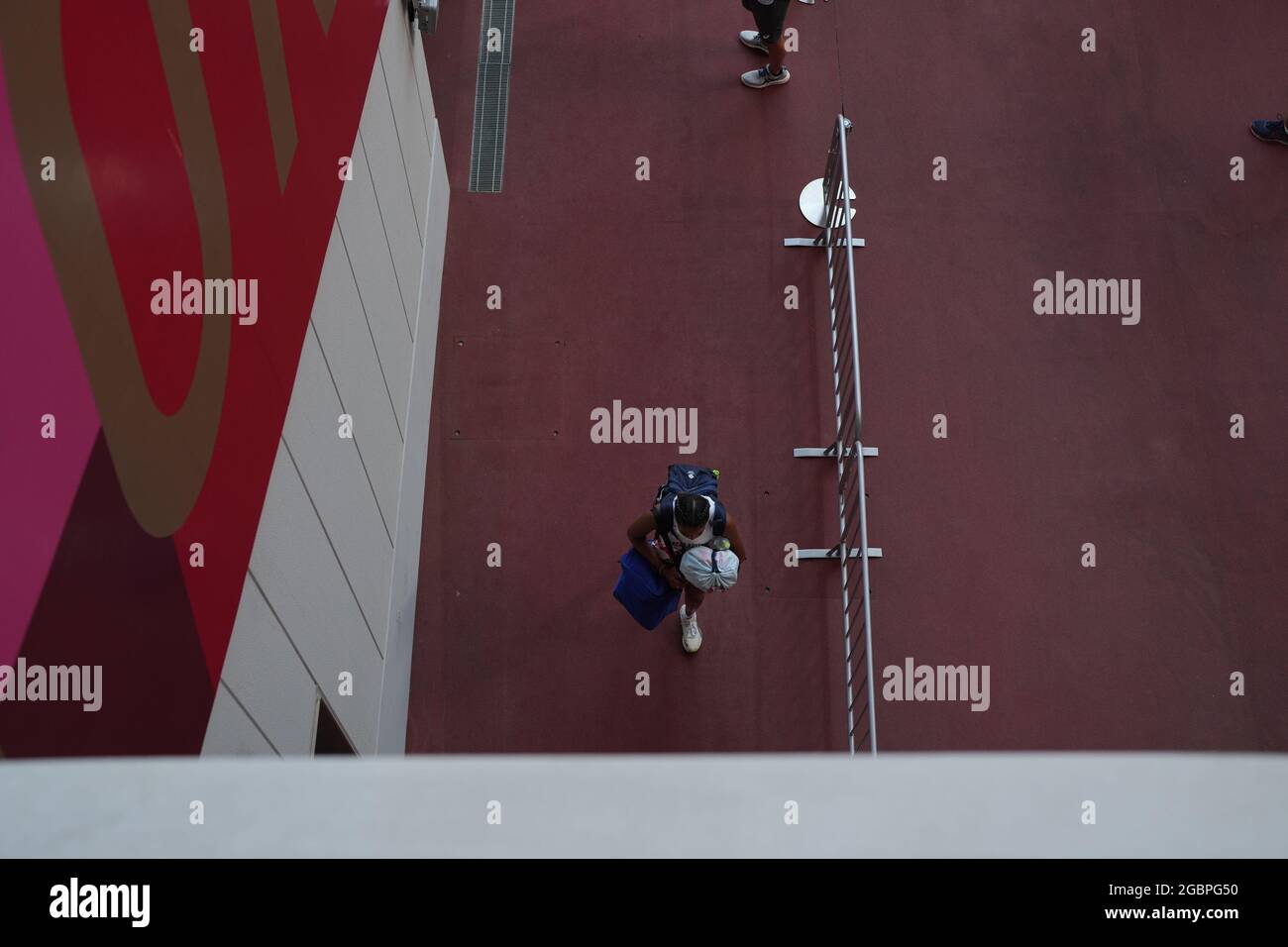 5 août 2021 ; Stade olympique, Tokyo, Japon : Tokyo 2020 Jeux Olympiques d'été jour 13 ; Womens Heptathlon, événement de saut en hauteur : Morgan Lake team GBR Banque D'Images
