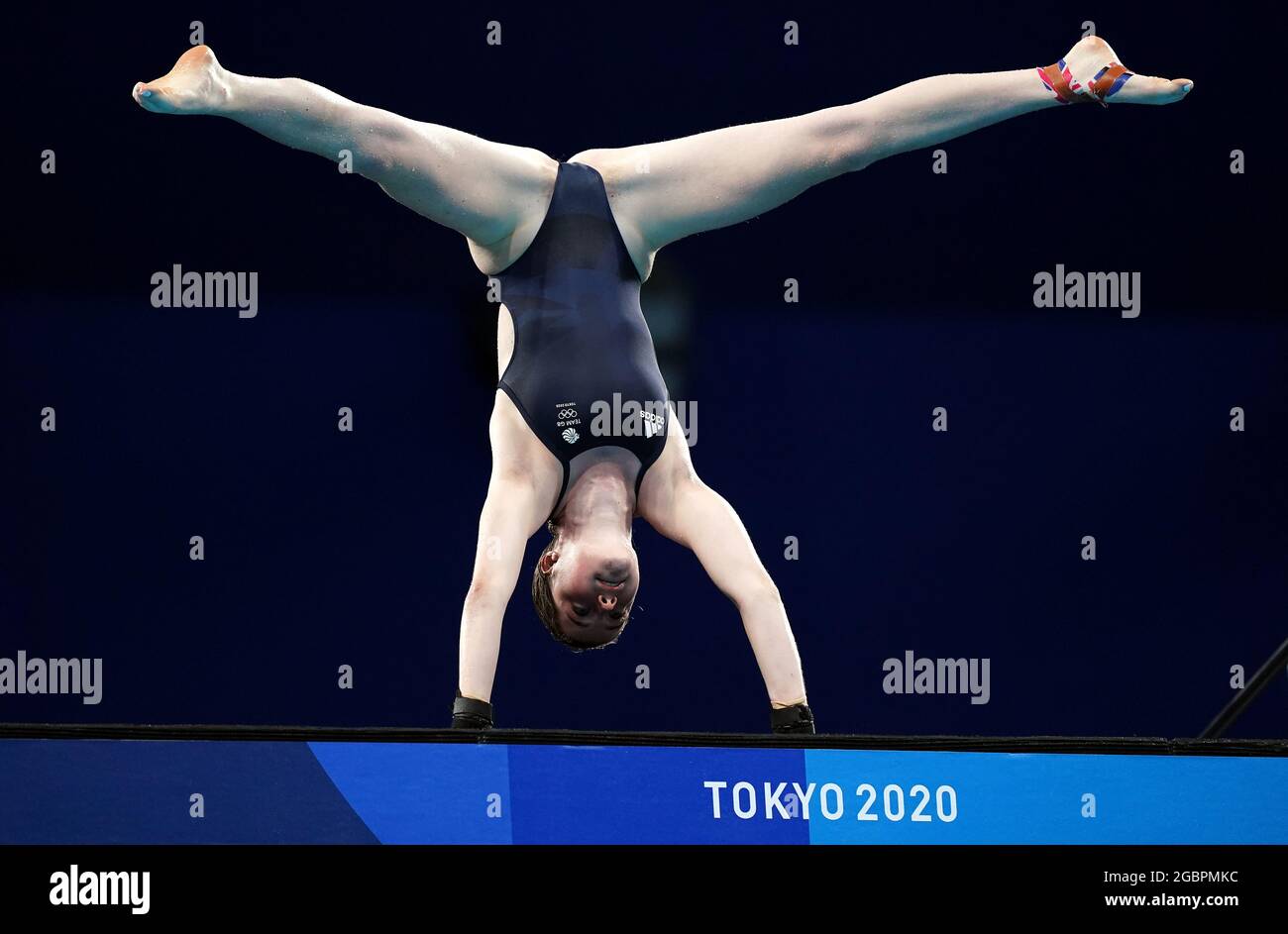 Andrea Spendolini-Sirieix, en Grande-Bretagne, en action lors de la finale de la plate-forme de 10 m féminin lors de la plongée au Centre aquatique de Tokyo, le treizième jour des Jeux Olympiques de Tokyo en 2020 au Japon. Date de la photo: Jeudi 5 août 2021. Banque D'Images