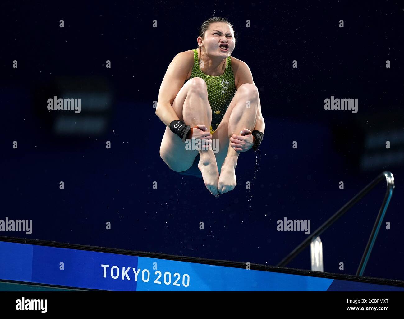 Melissa Wu en action en Australie lors de la finale de la plate-forme de 10 m des femmes lors de la plongée au Tokyo Aquatics Centre le treizième jour des Jeux Olympiques de Tokyo 2020 au Japon. Date de la photo: Jeudi 5 août 2021. Banque D'Images