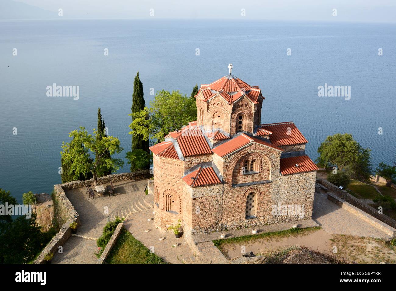 Église Saint-Jean à Kaneo.Ohrid.Macédoine du Nord Photo Stock - Alamy
