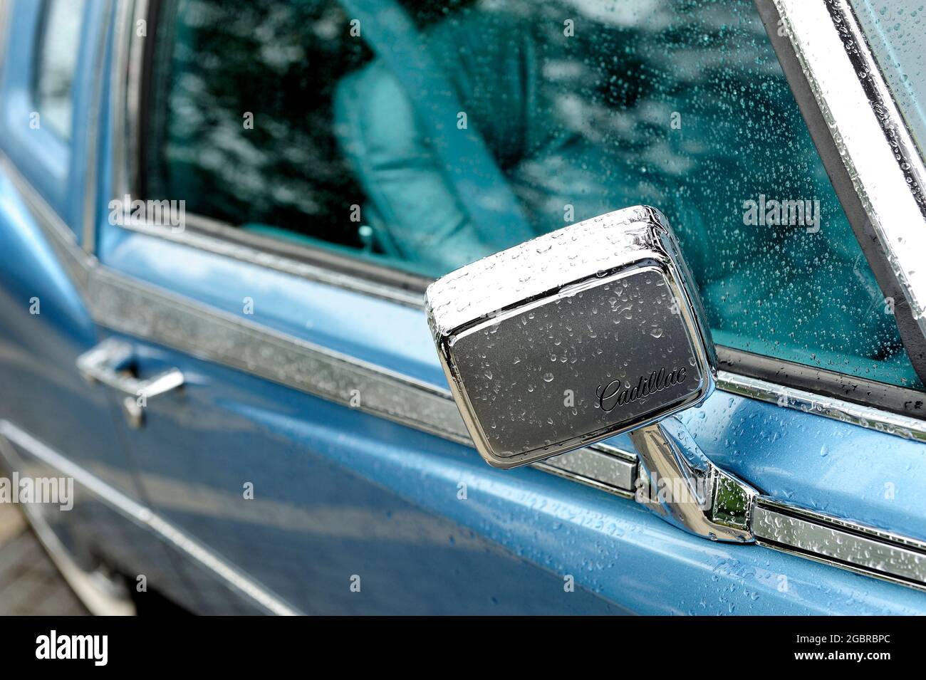 Eldorado de Cadillac, General Motors (Cadillac), voiture, american Dream, moteur V-8 de 7,8 litres et 500 pouces cubes, coupé Cadillac Deville d'élégance 1976 Banque D'Images