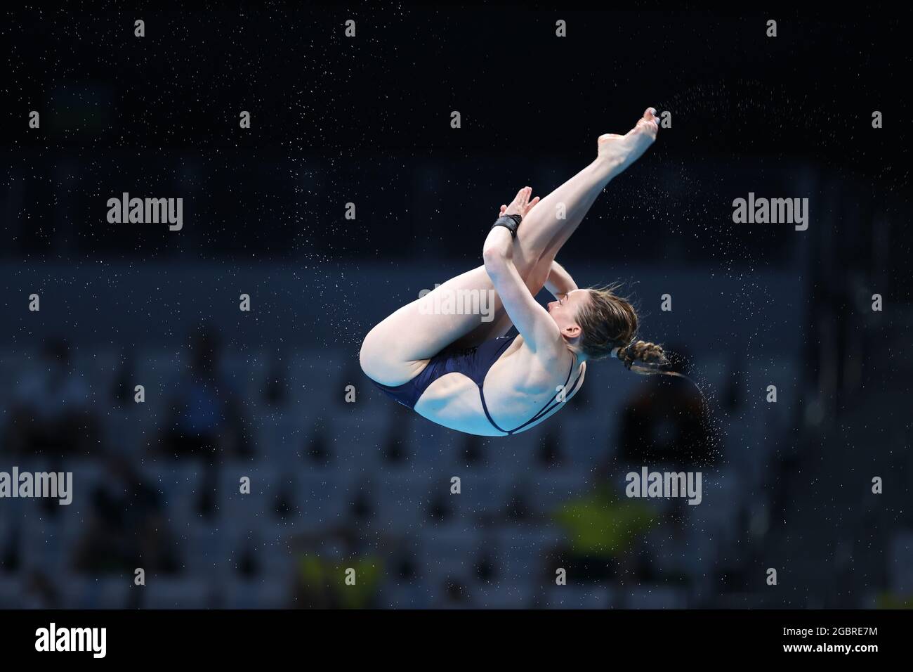 Tokyo, Japon. 5 août 2021. TOULSON lois (GBR) plongée sous-marine : finale de la plate-forme de 10m féminin lors des Jeux Olympiques de Tokyo 2020 au Centre aquatique de Tokyo, Japon . Credit: AFLO SPORT/Alay Live News Banque D'Images