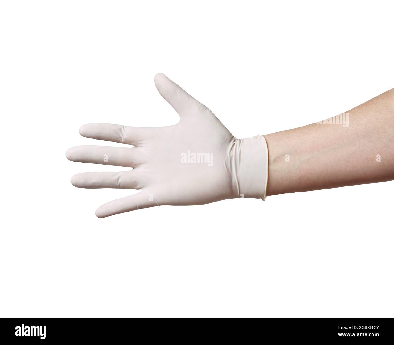 latex gant protecteur contre le virus corona coronavirus maladie épidémique santé médicale poignée de main Banque D'Images