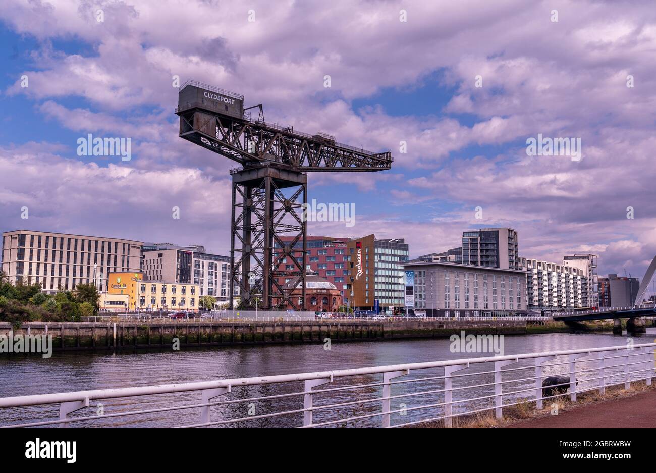 La grue Finnieston ou la grue Stobcross est une grue en porte-à-faux géante désutilisée sur le clyde à Glasgow, Banque D'Images
