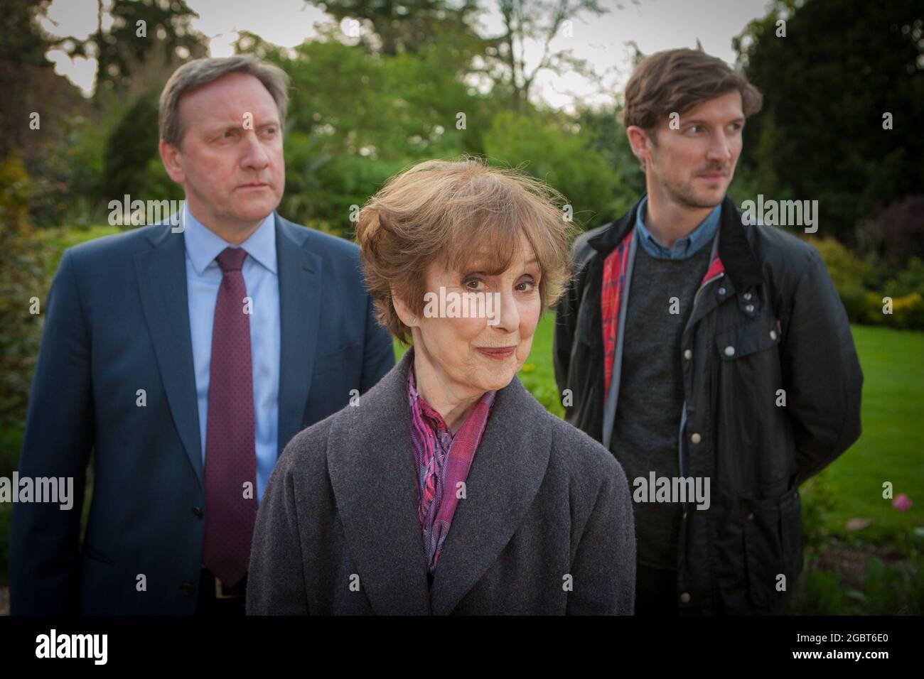 Midsomer meurtres, British TV Murder Mystery, écrit dans Blood Banque D'Images