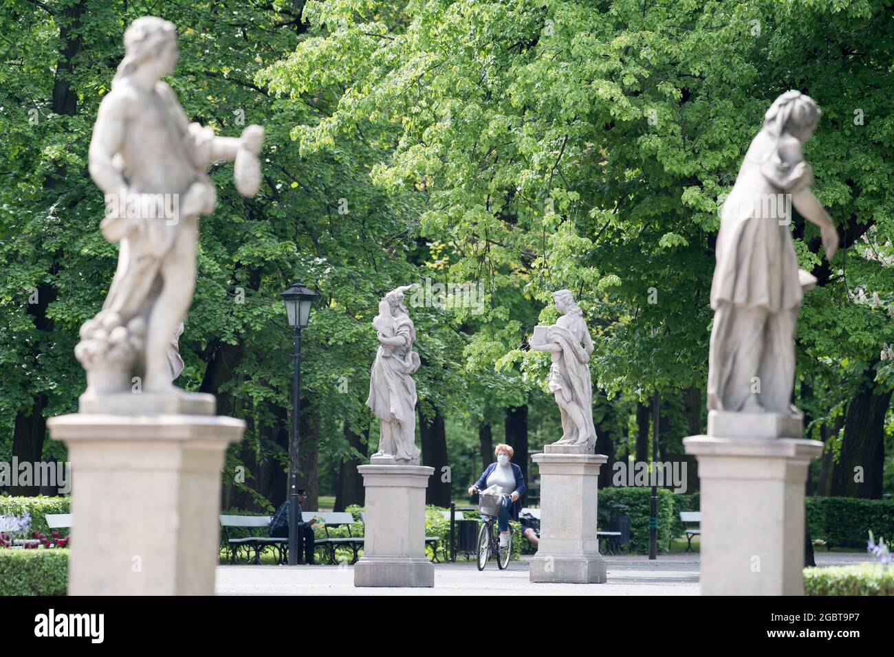 Parc Saski (jardin Saxon) à Varsovie, Pologne. 21 mai 2021 © Wojciech Strozyk / Alamy stock photo Banque D'Images