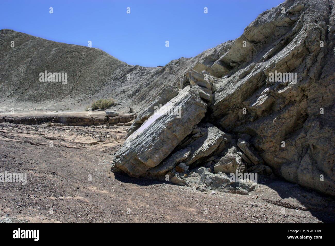 Death Valley est une faille longue, étroite, tendance nord-sud, délimitée par des montagnes en Californie, États-Unis. Banque D'Images