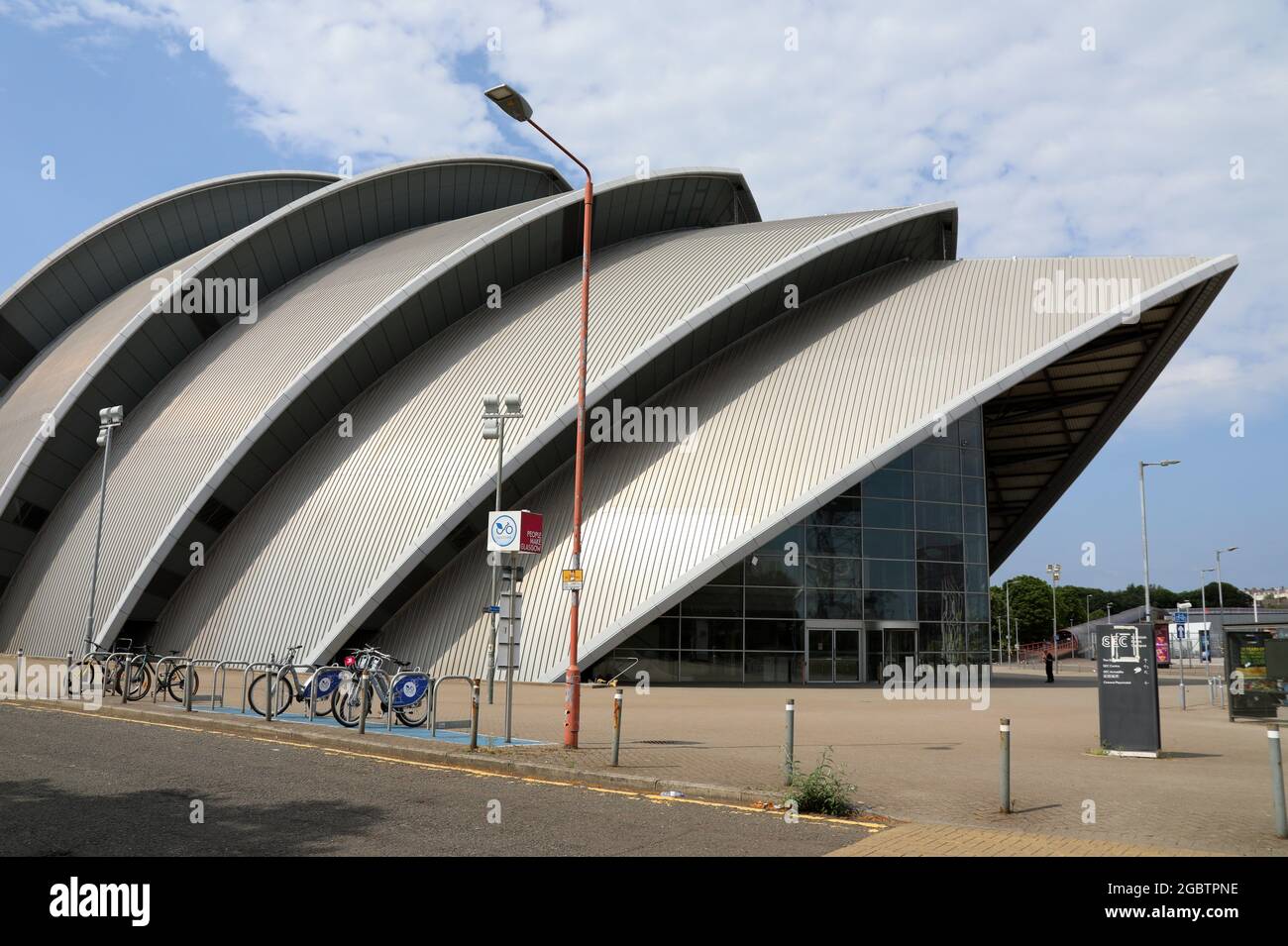 Glasgow Armadillo au campus de l'événement Banque D'Images