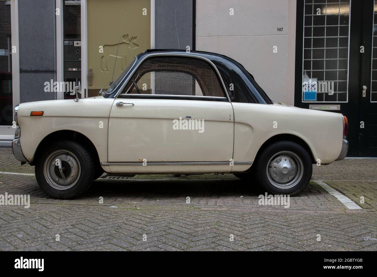 Autobianchi Bianchina car à Amsterdam, pays-Bas 5-8-2021 Banque D'Images
