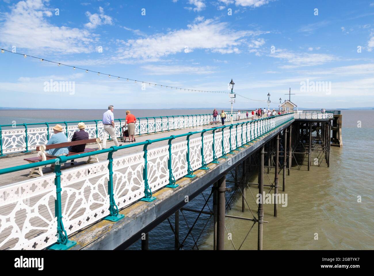 Penarth Pier Penarth Vale de Glamourgan Sud pays de Galles GB Europe Banque D'Images