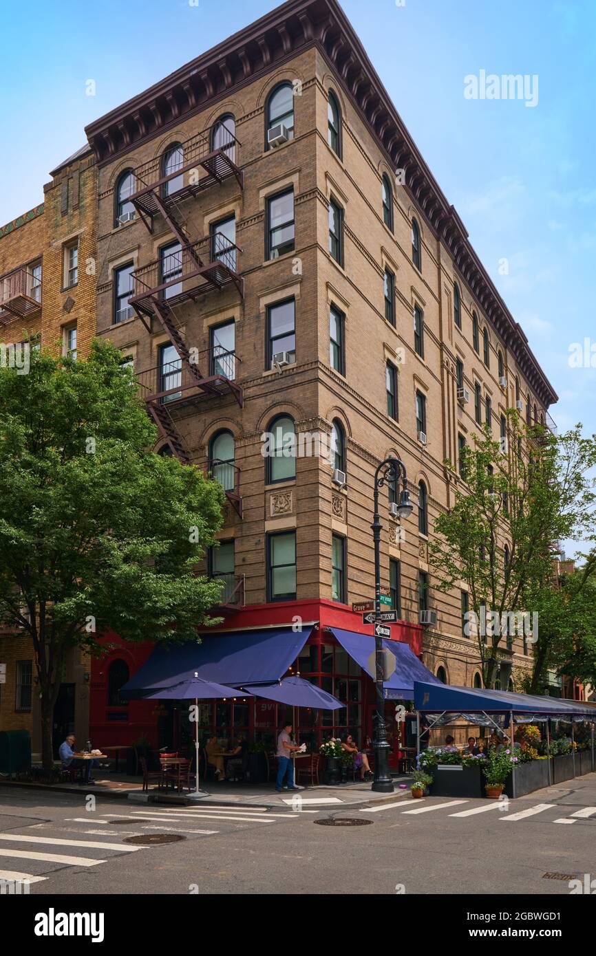 Construit à partir de la série Friends à Manhattan, New York Banque D'Images