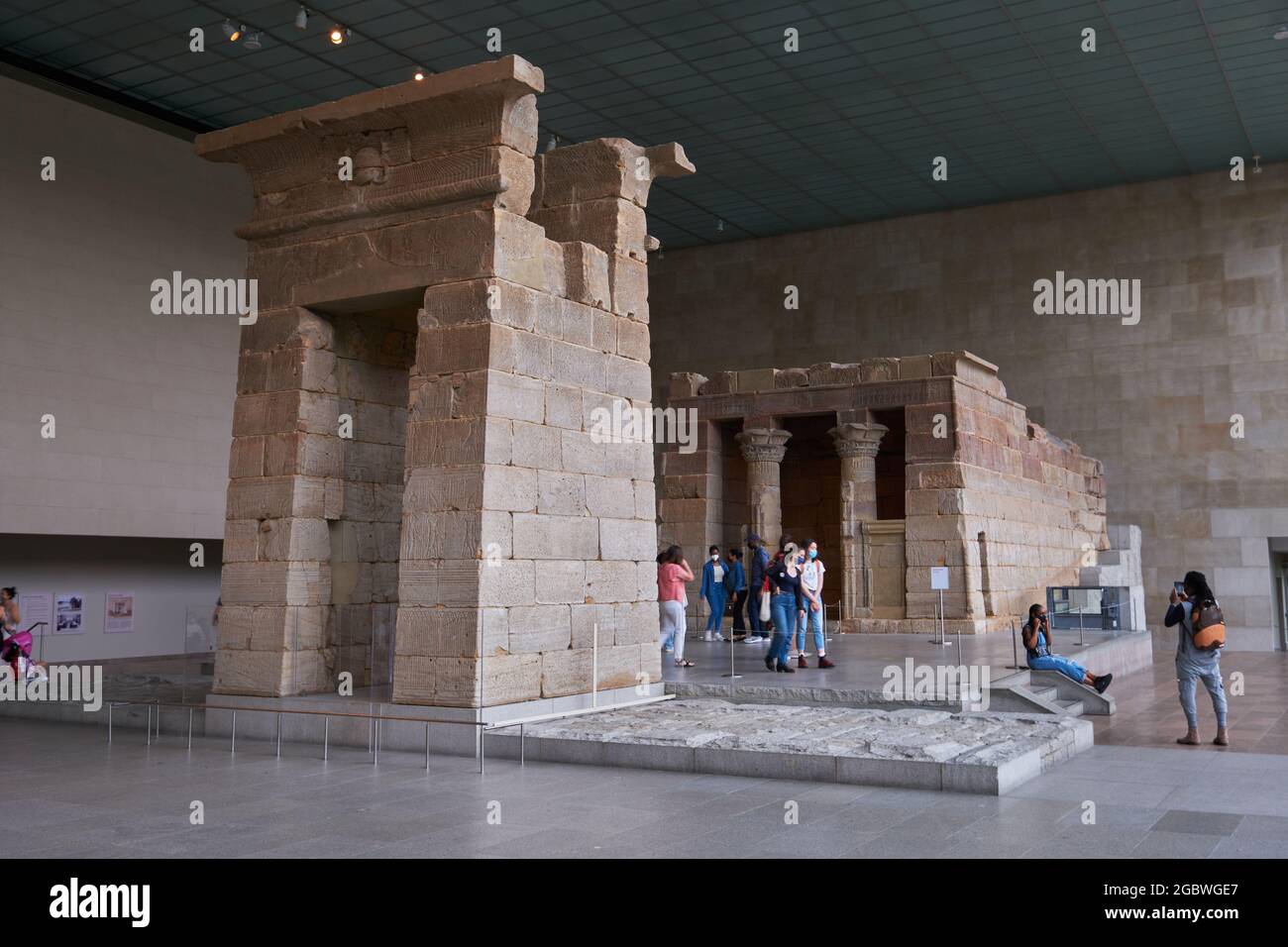 Le Temple de Dendur au Metropolitan Museum of Art de New York Banque D'Images
