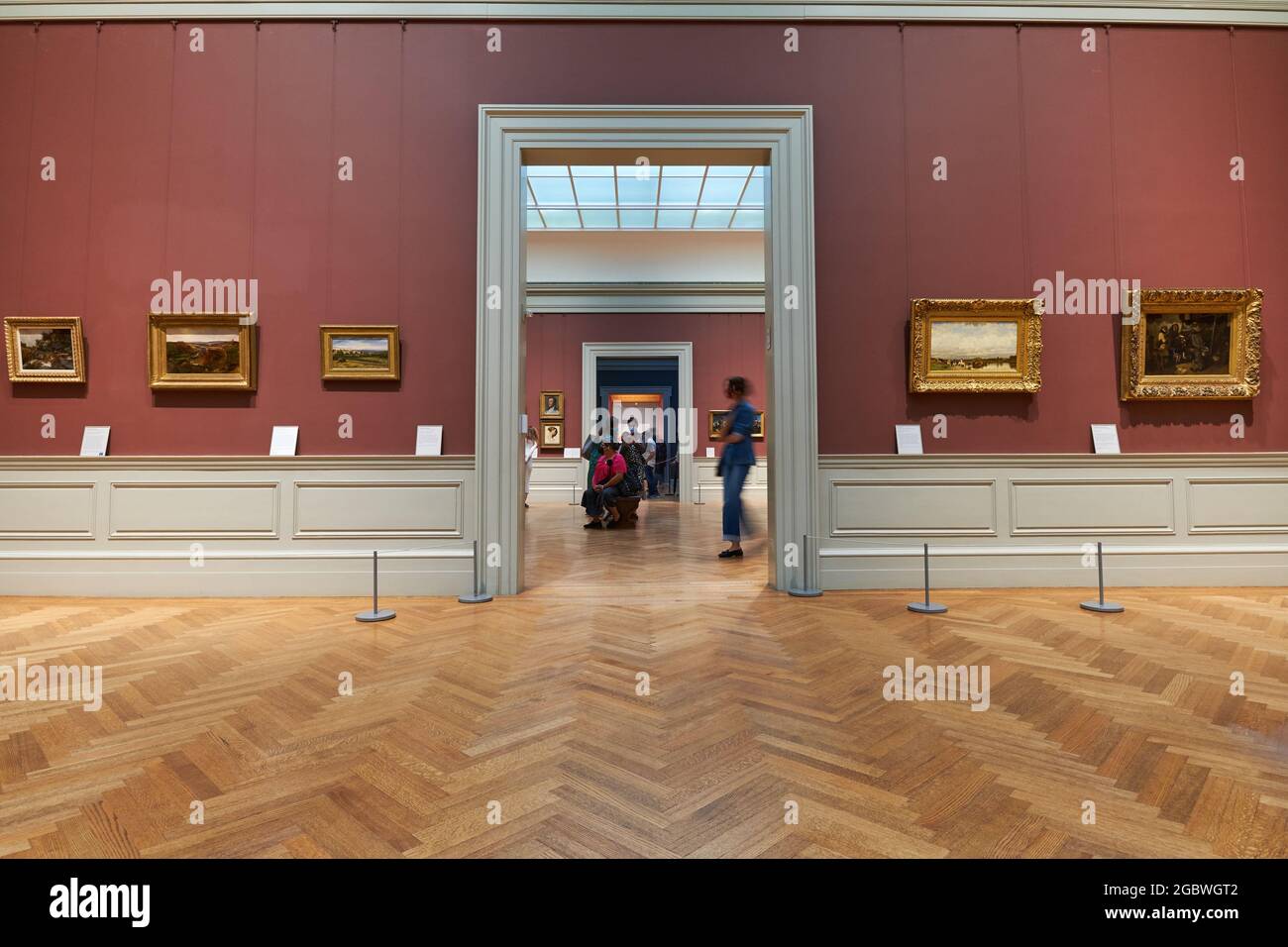 Galerie de peintures du Metropolitan Museum of Art de New York Banque D'Images