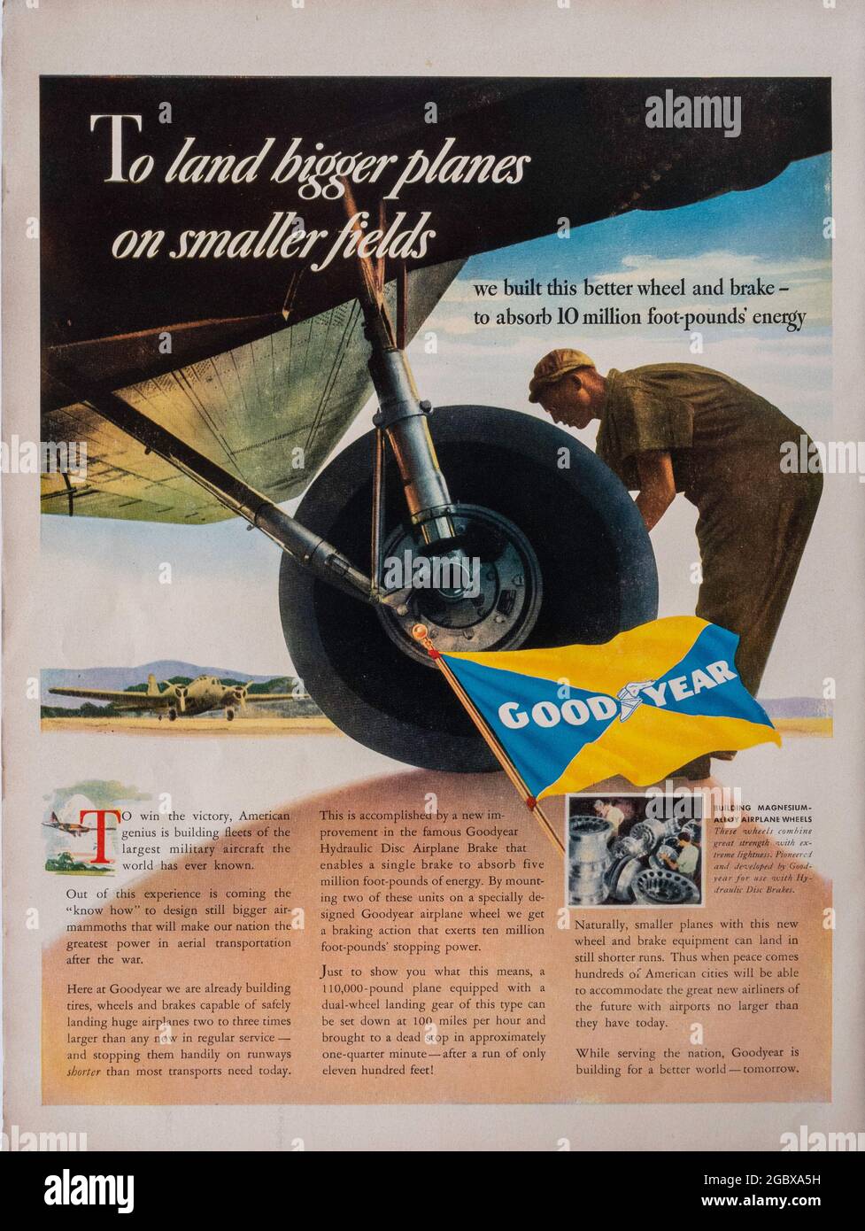 Publicité du magazine Vintage Life, numéro du 6 juillet 1942, États-Unis Banque D'Images