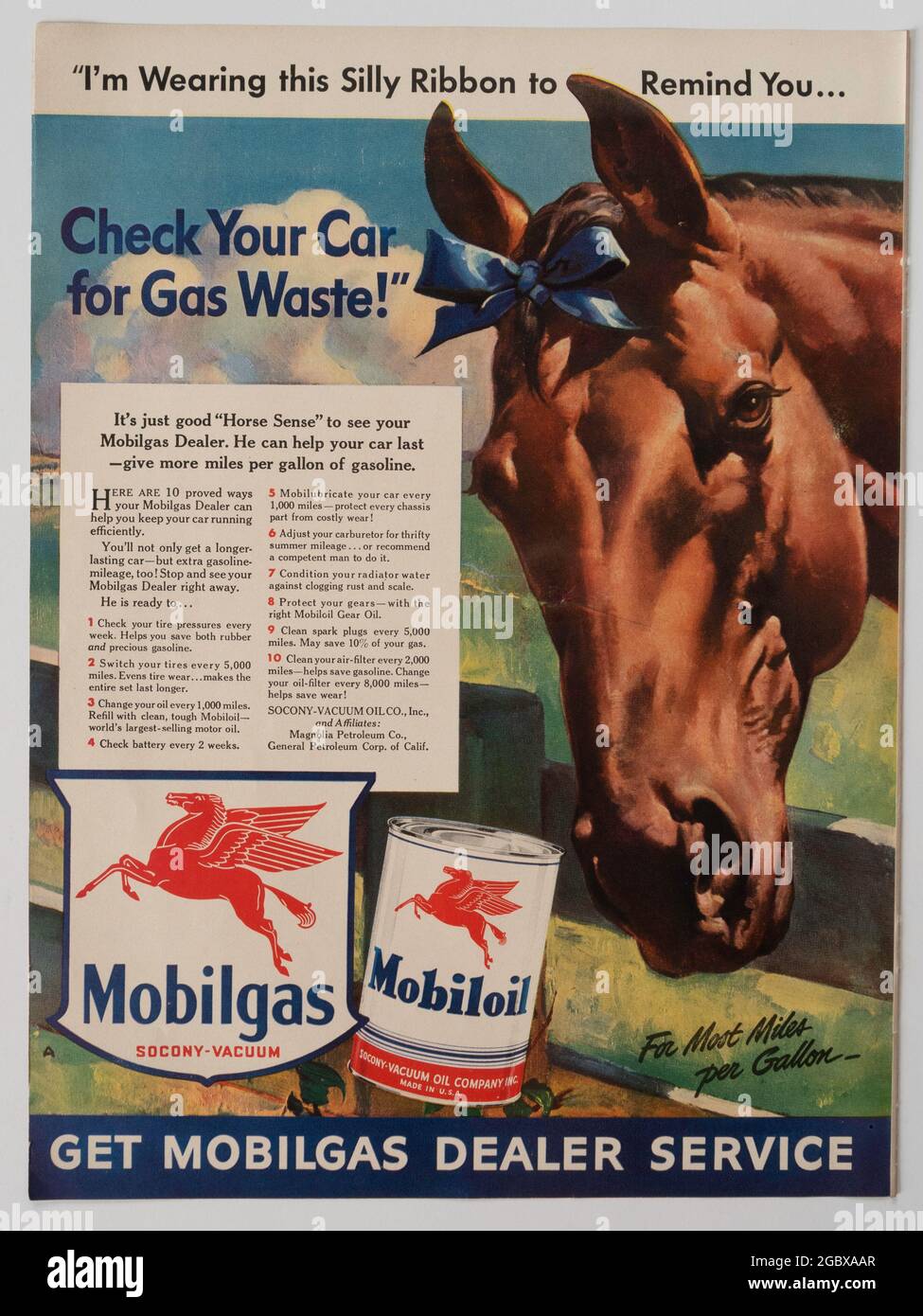 Publicité du magazine Vintage Life, numéro du 6 juillet 1942, États-Unis Banque D'Images