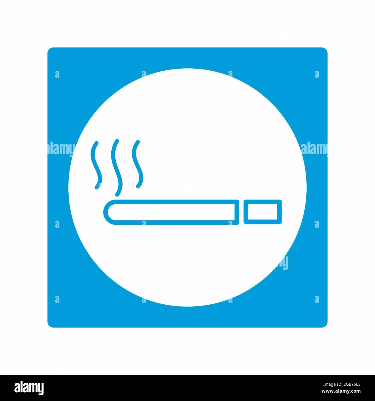 Graphique vectoriel de la cigarette - style de lune blanche - app, logo et ui.fichier vectoriel.EPS 10.Design de style de ligne.tracé modifiable Banque D'Images