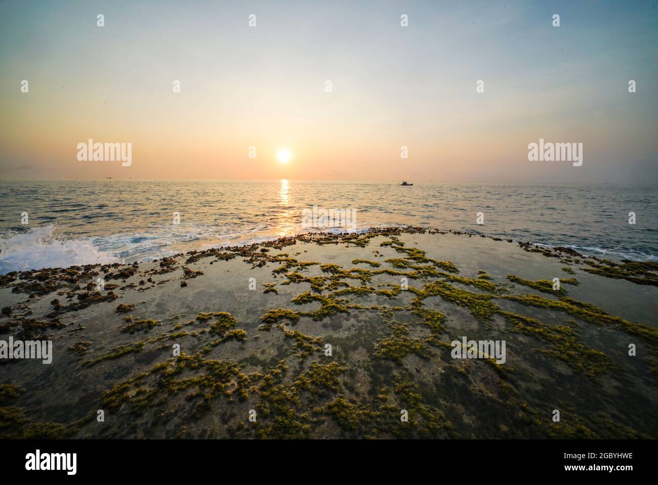 Belle grotte avec roche dans la province de Ninh Thuan au sud du Vietnam Banque D'Images