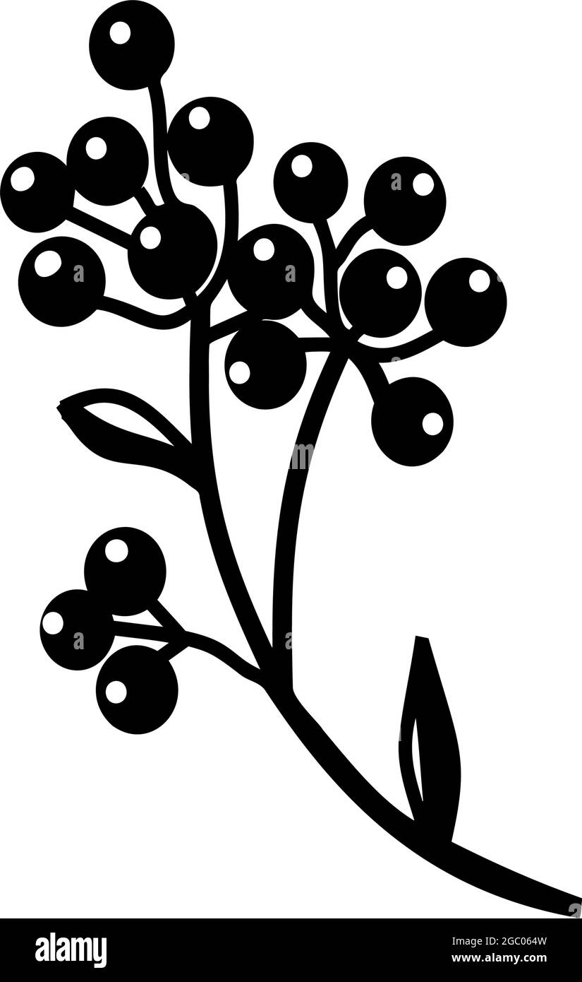 Clip floral à encre noire dessiné à la main atr Illustration de Vecteur Clip floral à encre noire dessiné à la main atr Illustration de Vecteur