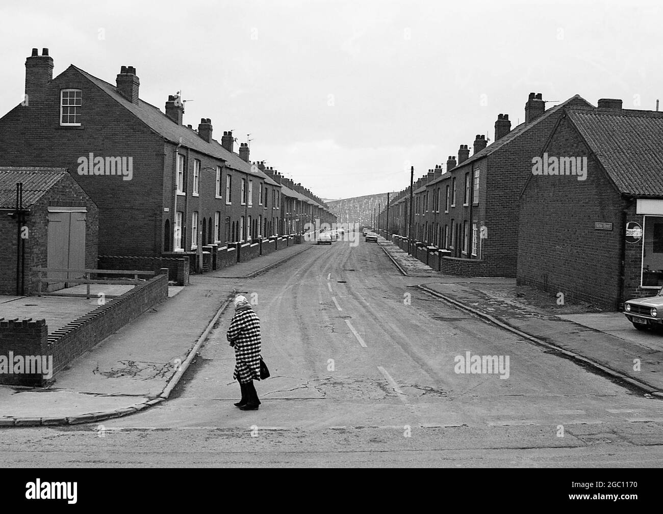 Housing, South Kirkby, South Yorkshire UK 1986 Banque D'Images