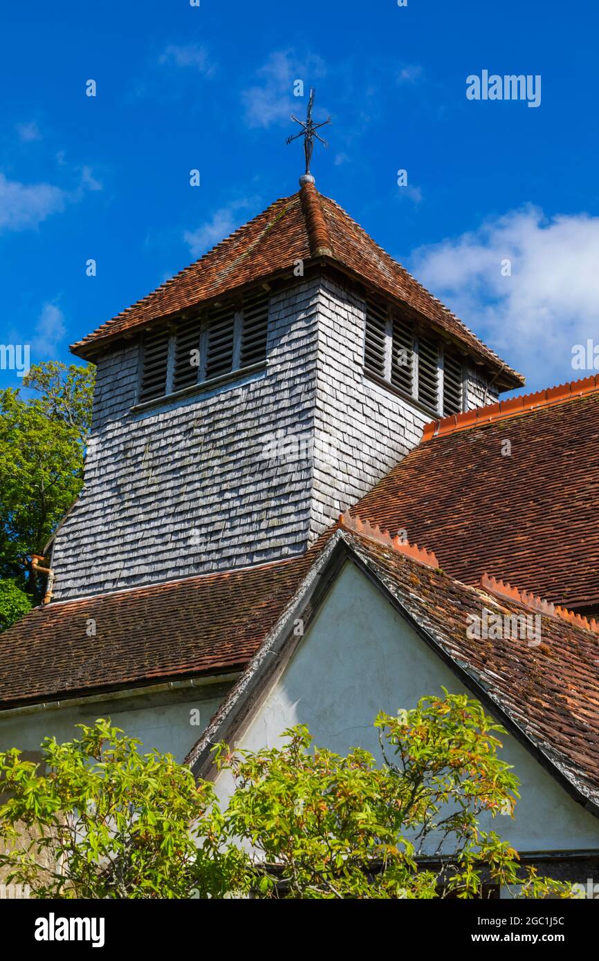 Angleterre, Hampshire, Test Valley, Mottisfont, Église du XIIe siècle de St.Andrew Banque D'Images