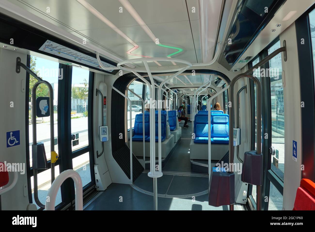 Citadis Tramway Interieur Banque d'image et photos - Alamy