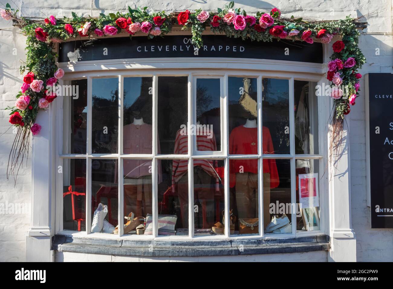 Angleterre, Hampshire, Test Valley, Stockbridge, vitrine Banque D'Images