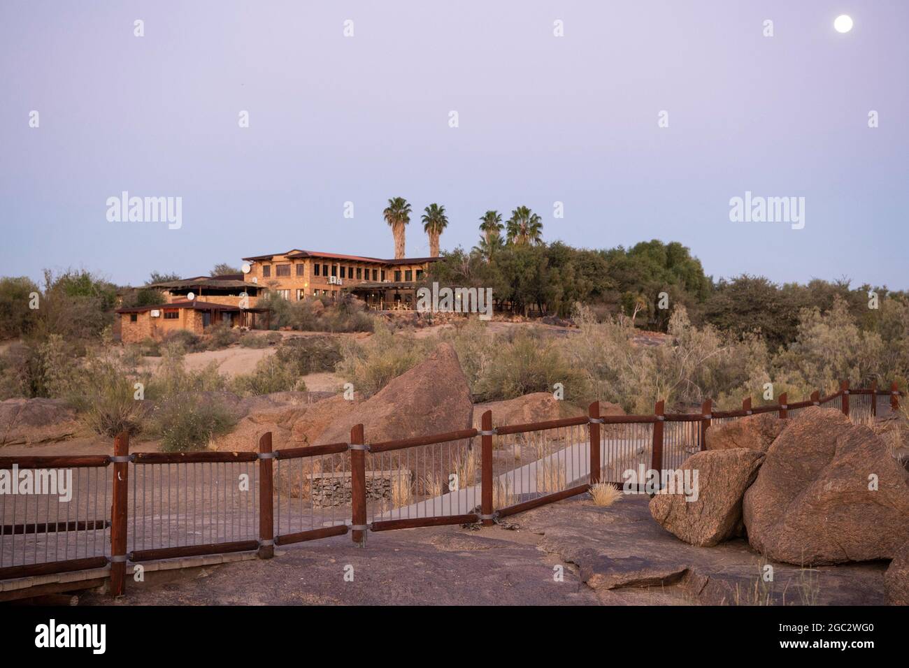 Augrabies Falls Rest Camp, parc national d'Augrabies Falls, Afrique du Sud Banque D'Images