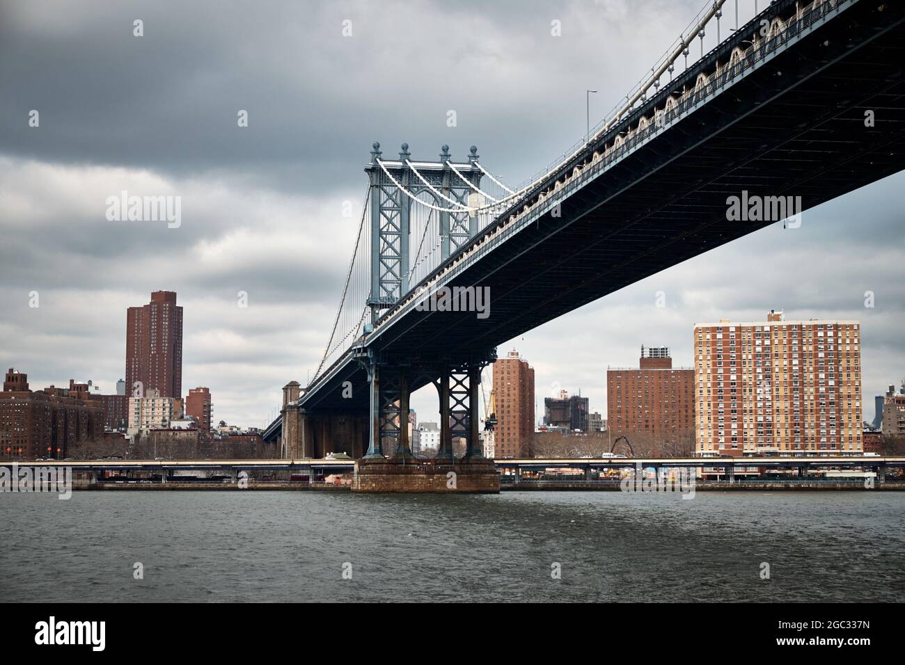 Pont de Brooklyn Banque D'Images