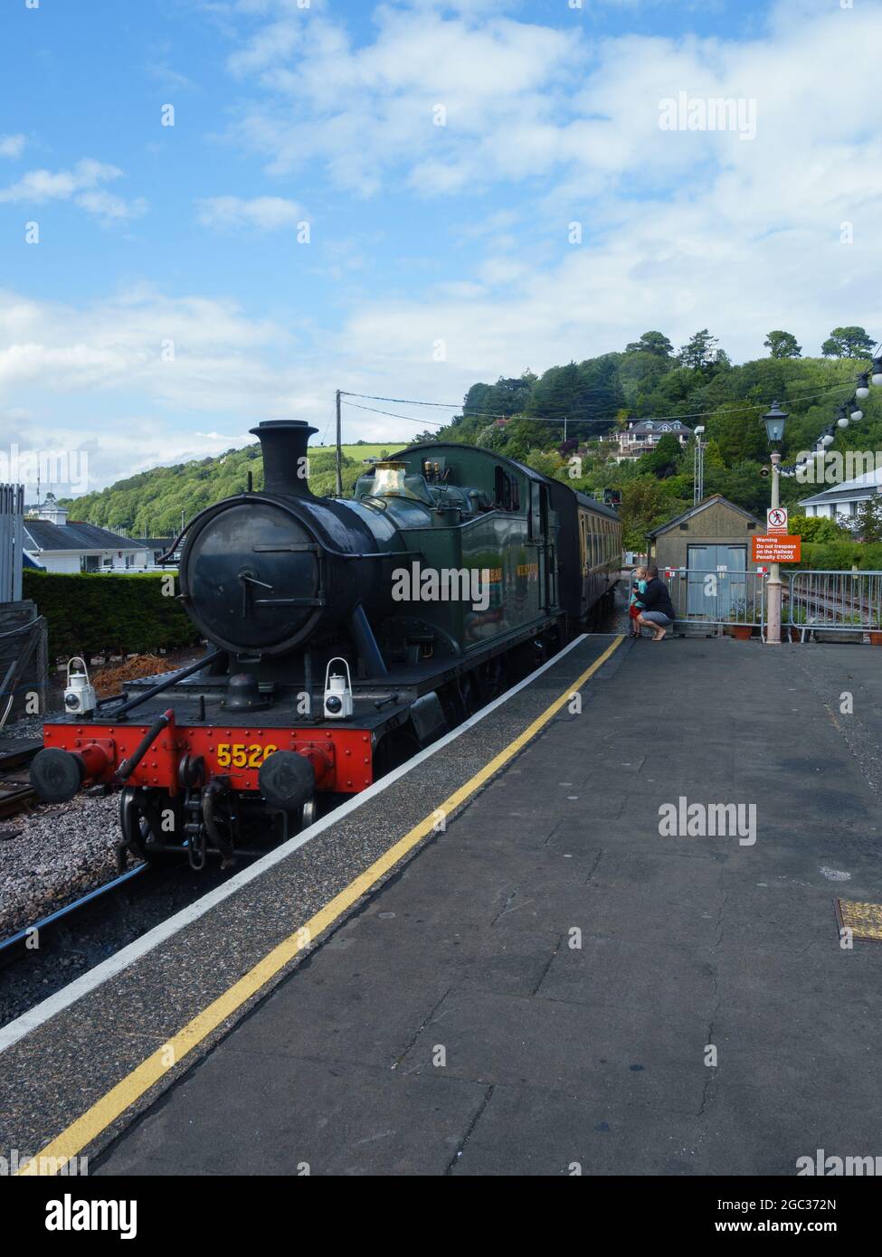 paignton-and-dartmouth-railway-banque-de-photographies-et-d-images
