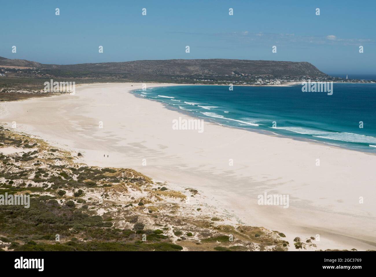 Long Beach vu de Chapman's Peak Drive, Noordhoek, Cape Town, Afrique du Sud Banque D'Images