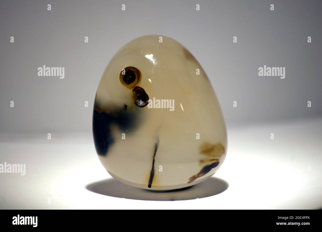 Montana Agate - Pierre naturelle Banque D'Images