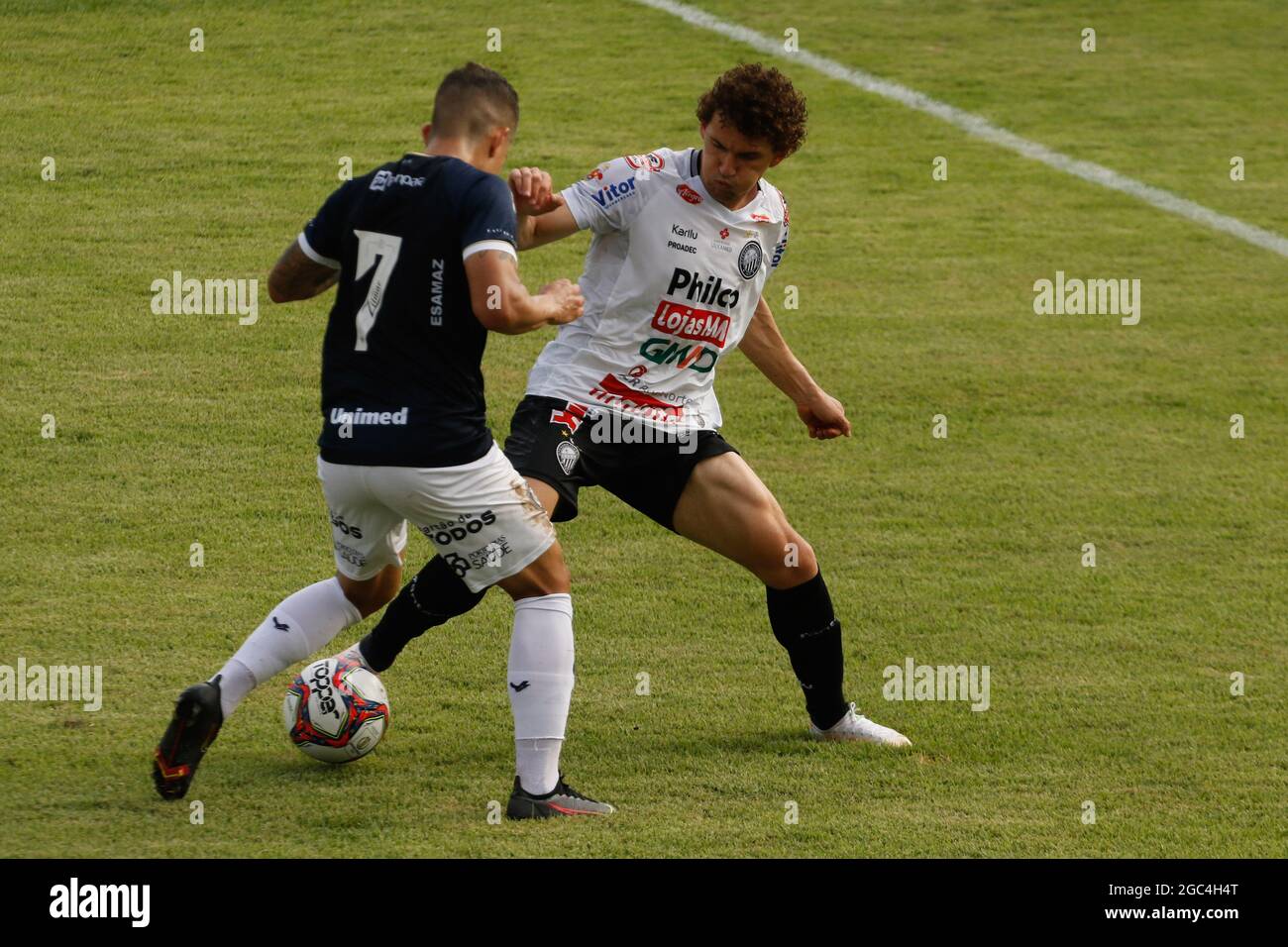 BELÉM, PA - 06.08.2021: REMO X OPERÁRIO - match entre l'aviron et l'Operário au stade Evandro Almeida à Belém, PA. Match valable pour le 16ème tour du Championnat brésilien de la série B. (photo: Oswaldo forte/Fotoarena) Banque D'Images