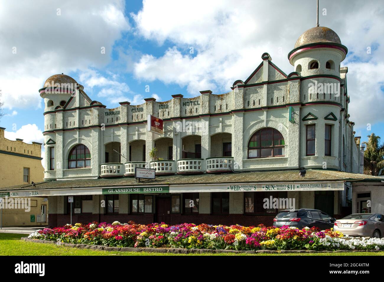 The Old Yarram Club Hotel, Yarram, Victoria, Australie Banque D'Images