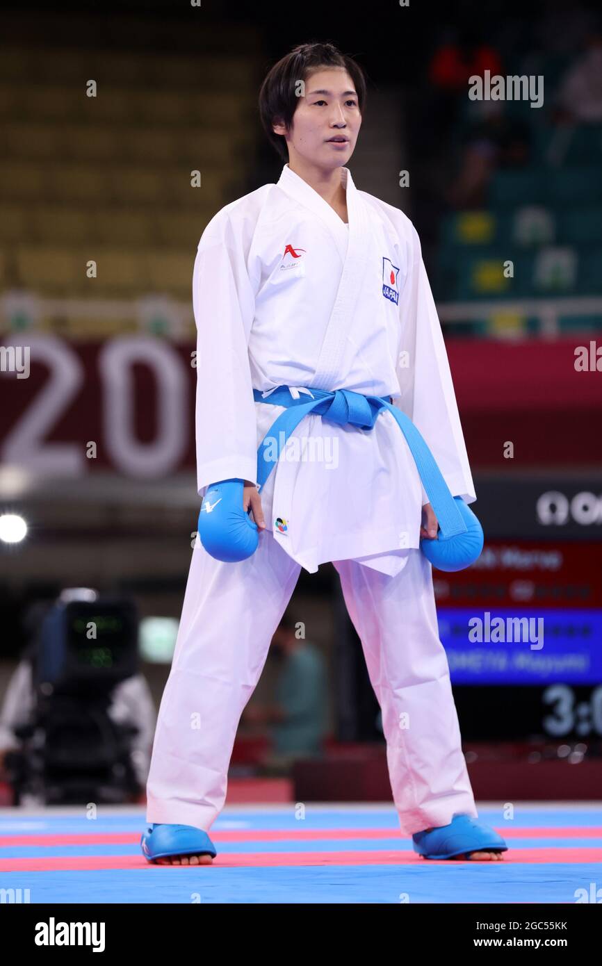 Tokyo, Japon. 06e août 2021. Mayumi Someya (JPN), AUGUST6, 2021 - Karaté : cycle d'élimination des femmes Kumite-61kg lors des Jeux Olympiques de Tokyo 2020 au Nippon Budokan à Tokyo, Japon. Crédit: Naoki Nishimura/AFLO SPORT/Alamy Live News crédit: AFLO Co. Ltd./Alamy Live News Banque D'Images