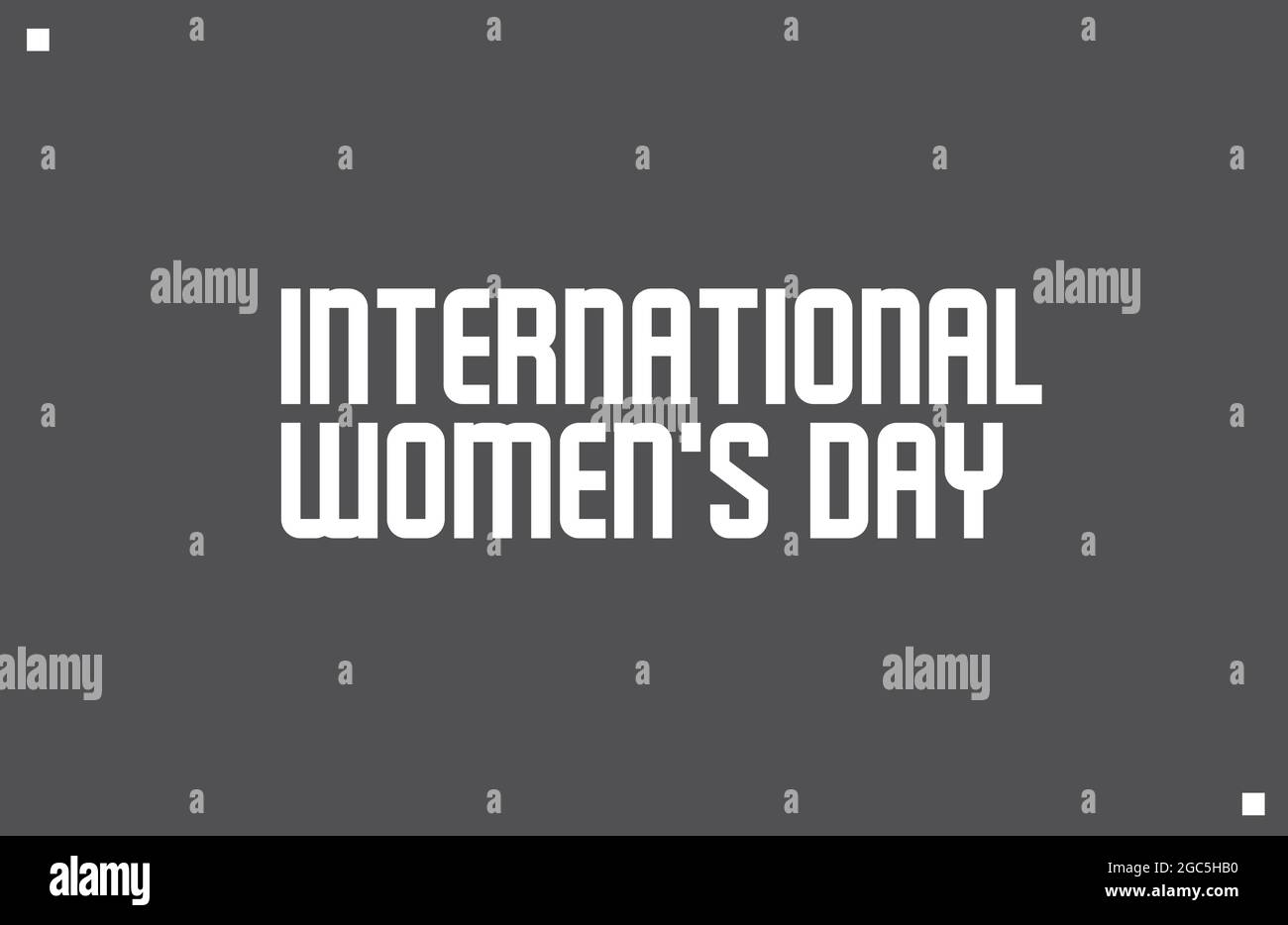 Modèle vectoriel de la Journée internationale de la femme Illustration de Vecteur