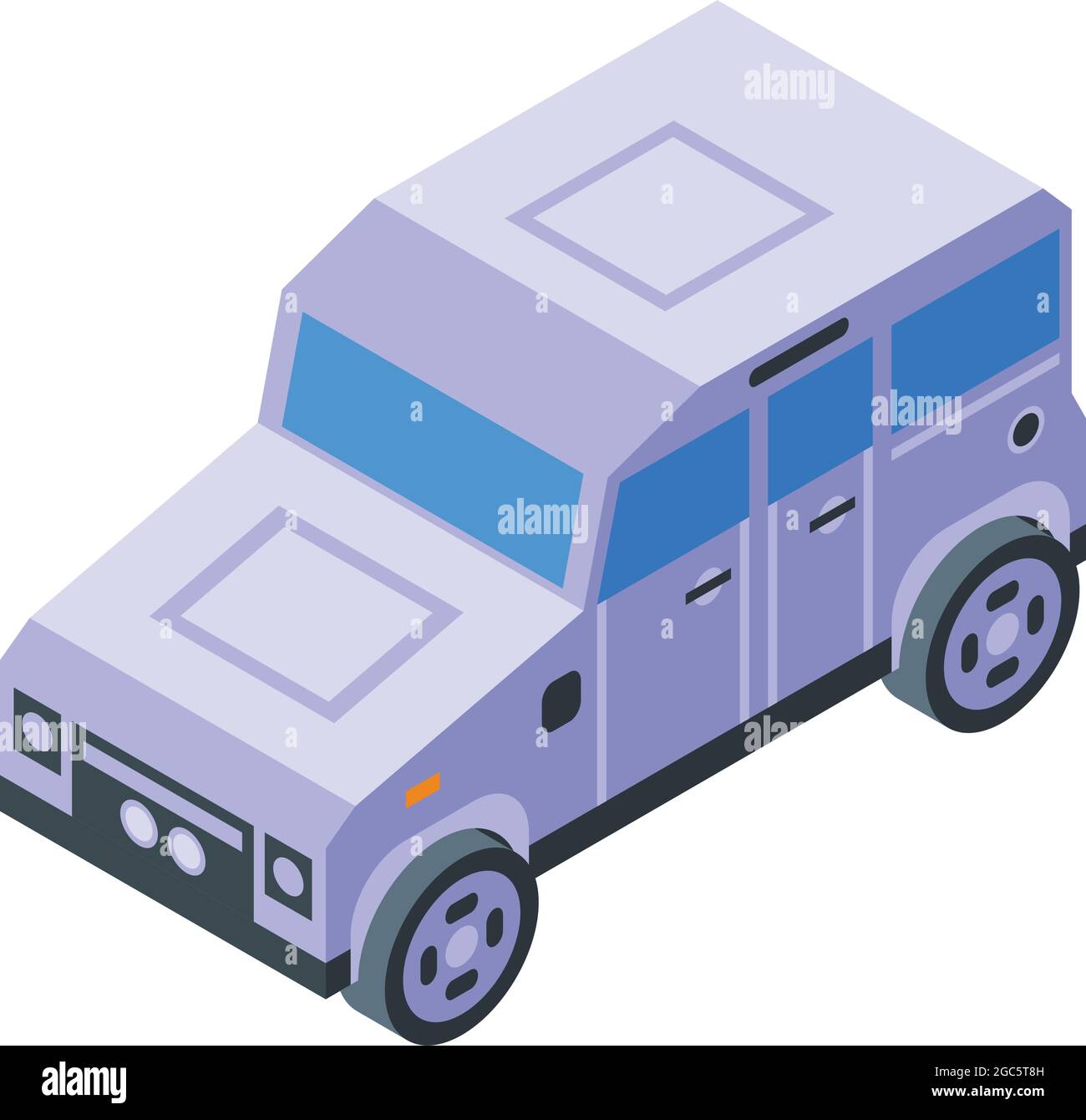Safari jeep icône vecteur isométrique. Voiture. Sortie de la route JEPP Illustration de Vecteur