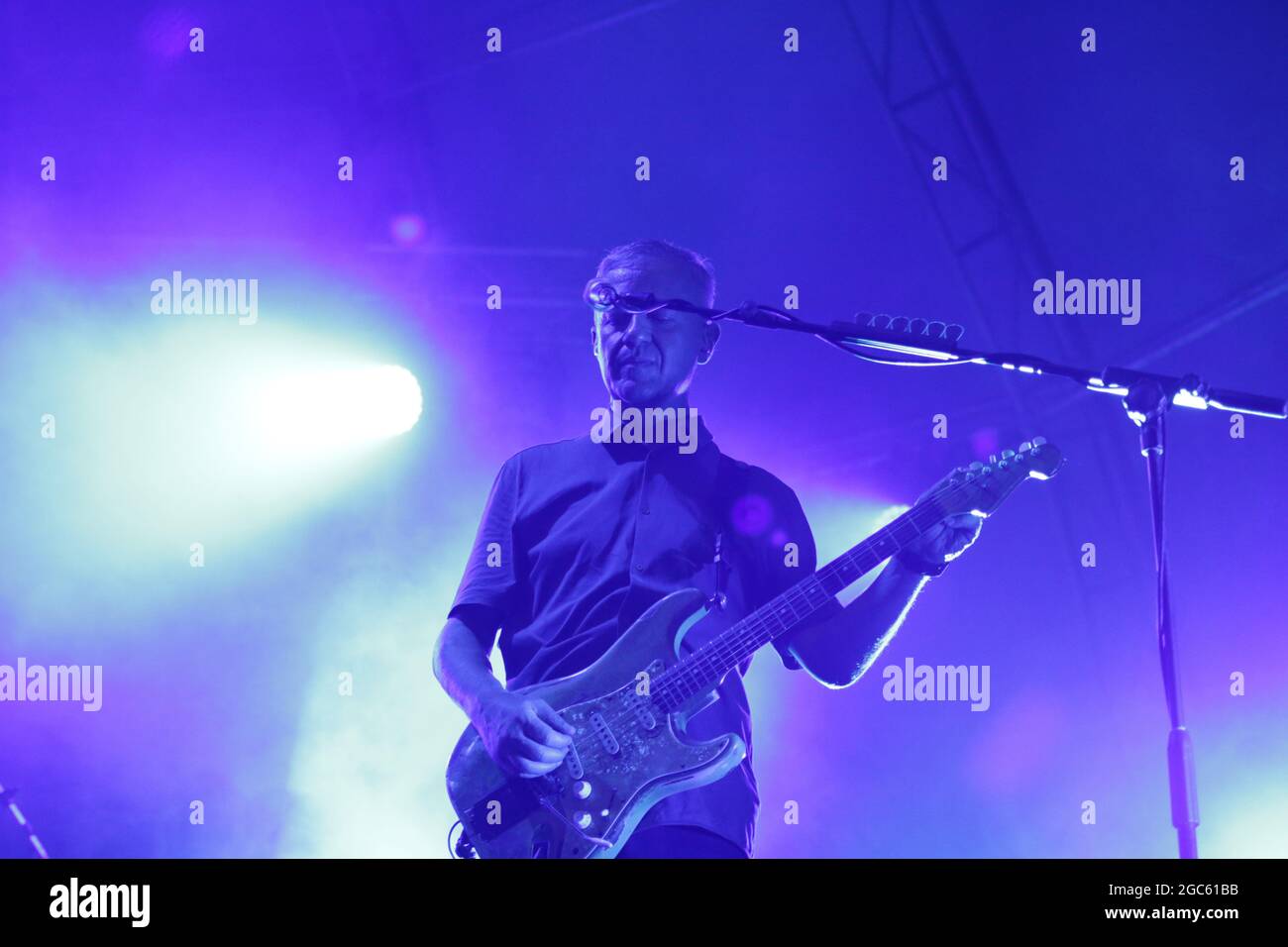 30 JUILLET 2021 - GÊNES (ITALIE): Le groupe de pop italien Subsonica joue au festival Goa-Boa à Gênes. Italie Banque D'Images