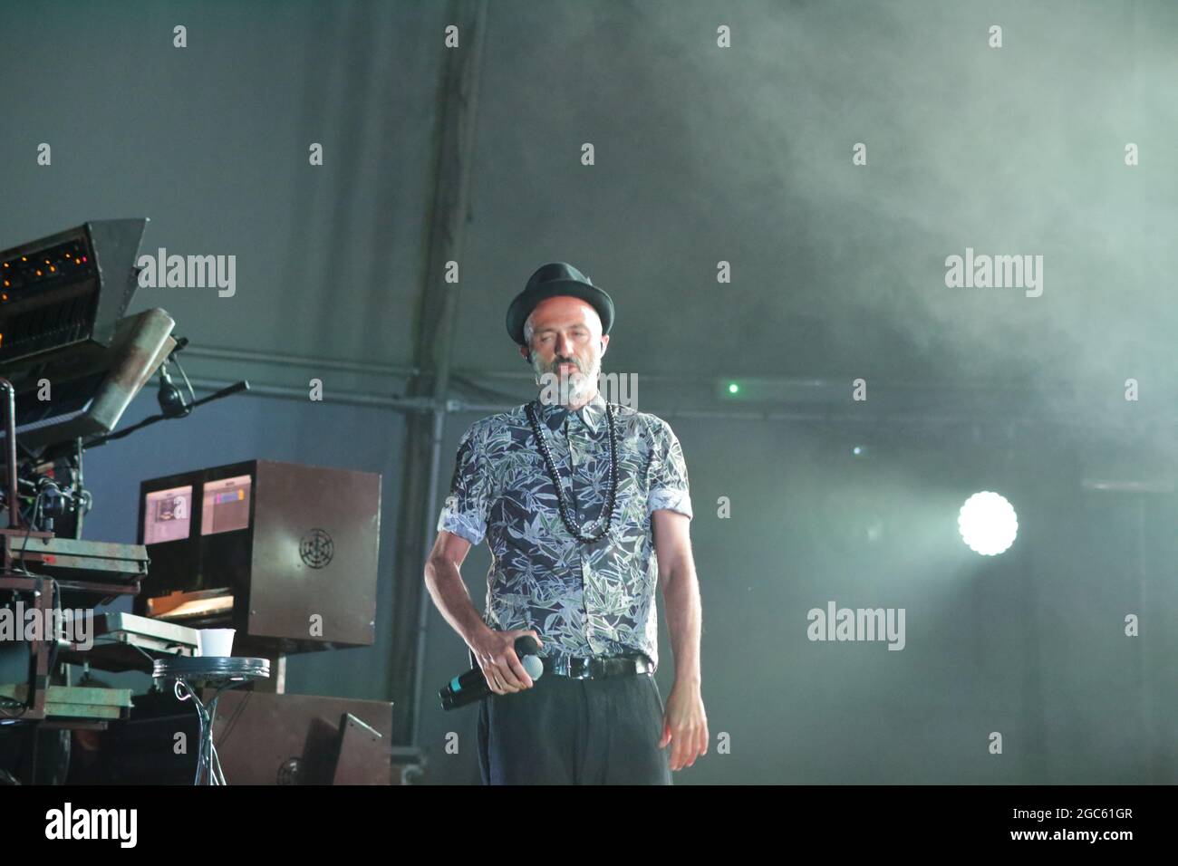 30 JUILLET 2021 - GÊNES (ITALIE): Le groupe de pop italien Subsonica joue au festival Goa-Boa à Gênes. Italie Banque D'Images