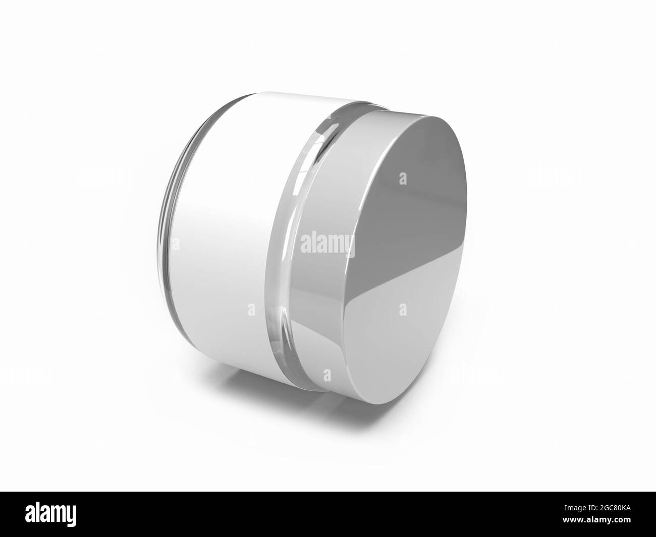 Petite scène de maquette d'illustration 3D en forme de bosse de torsion sur un arrière-plan isolé Banque D'Images