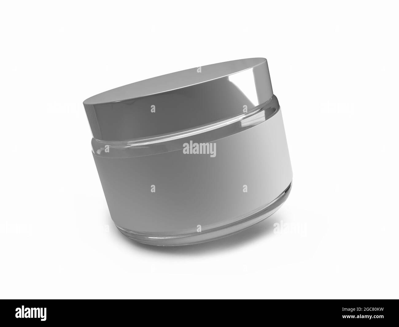 Petite scène de maquette d'illustration 3D en forme de bosse de torsion sur un arrière-plan isolé Banque D'Images