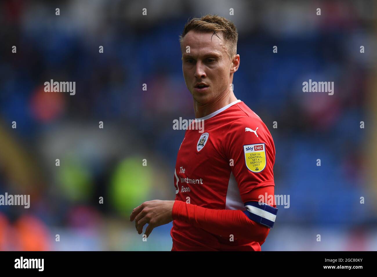 Cauley Woodrow #9 de Barnsley pendant le match Banque D'Images