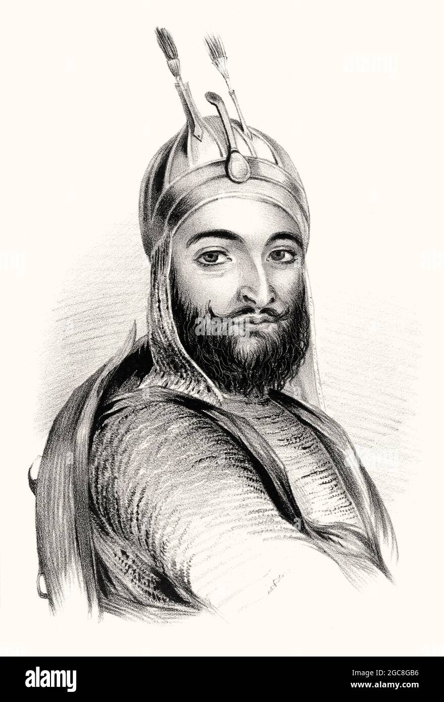 Mohammad Akbar Khān, Wazīr Akbar Khān, 1816-1845, Emir d'Afghanistan Banque D'Images