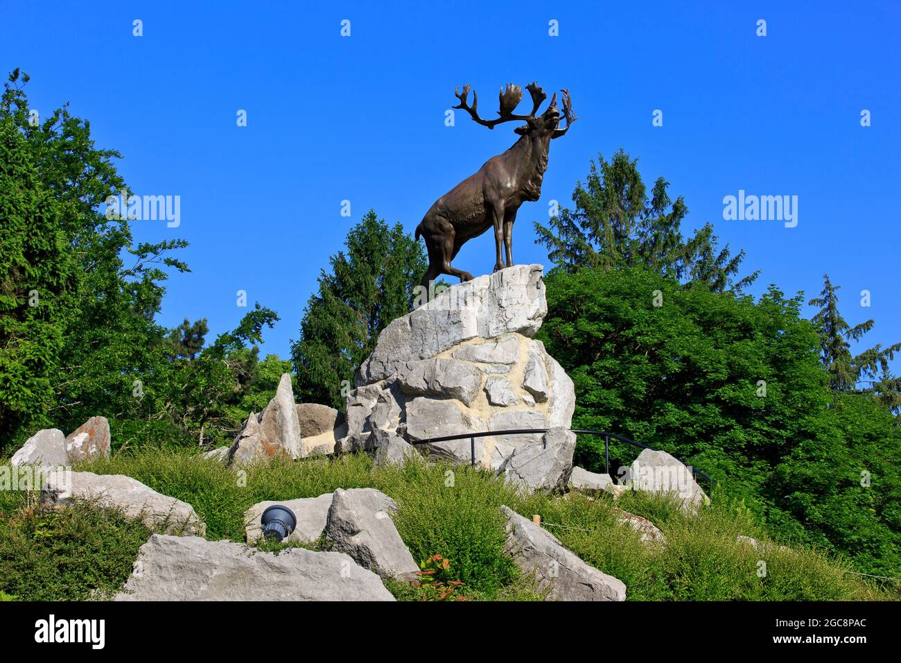 Le Monument commémoratif de Terre-Neuve de Beaumont-Hamel, première Guerre mondiale, à Beaumont-Hamel (somme), en France Banque D'Images