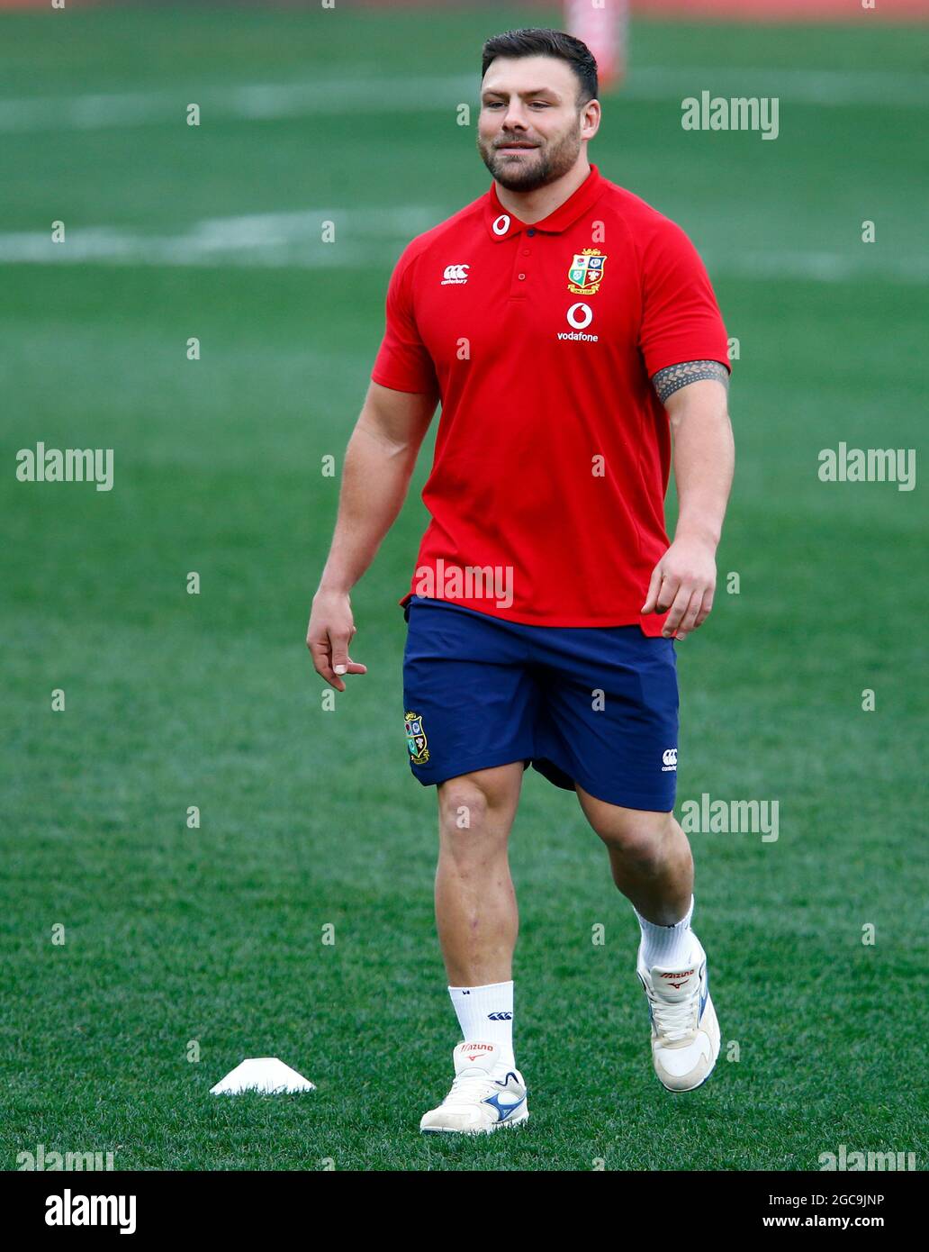Rory Sutherland des Lions britanniques et irlandais pendant la série Lions de Castle Lager, troisième épreuve au stade du Cap, Cape Town, Afrique du Sud. Date de la photo: Samedi 8 août 2021. Banque D'Images