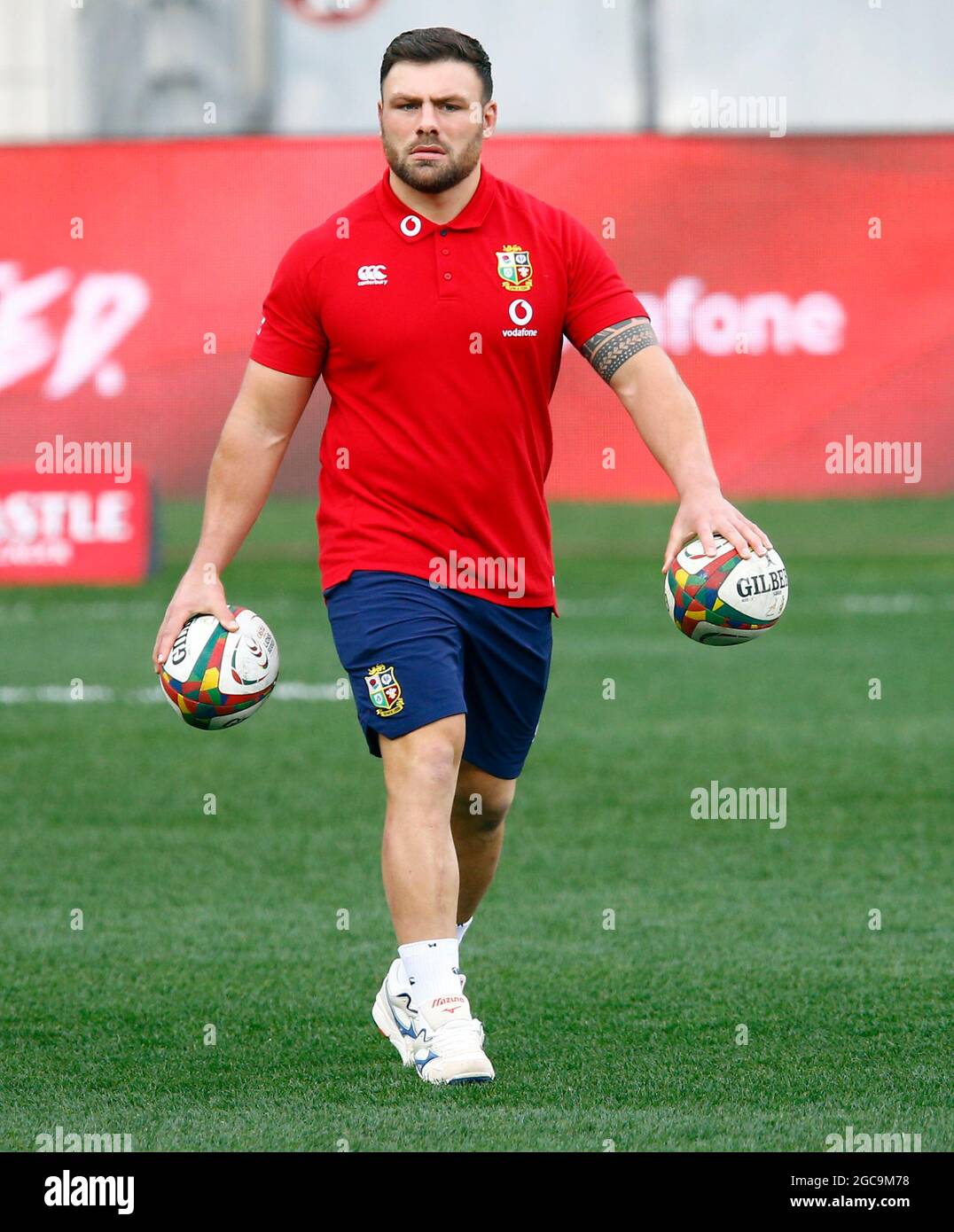 Rory Sutherland des Lions britanniques et irlandais pendant la série Lions de Castle Lager, troisième épreuve au stade du Cap, Cape Town, Afrique du Sud. Date de la photo: Samedi 8 août 2021. Banque D'Images