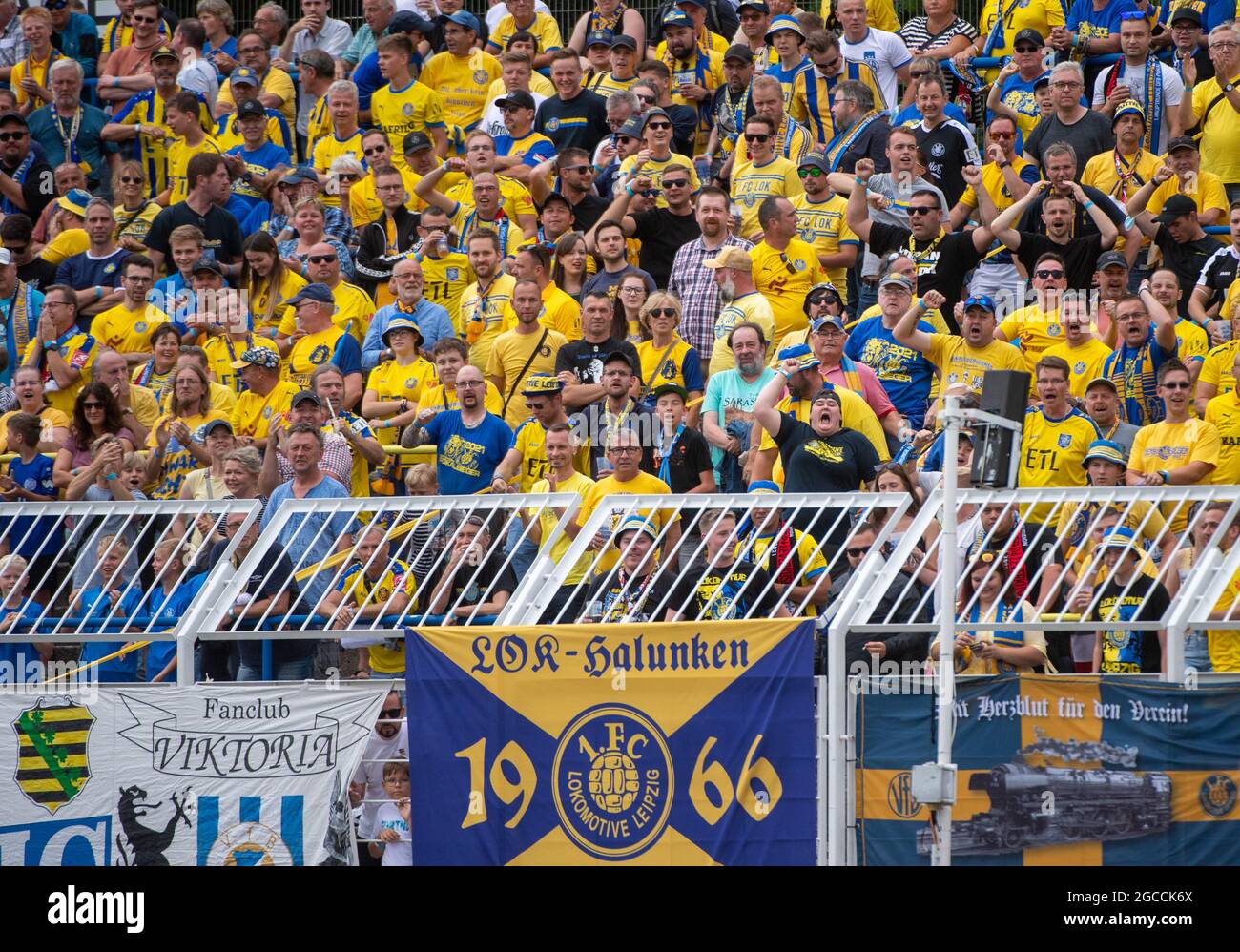 Fanion FC Saxe Leipzig, Vintage, Pour Supporter