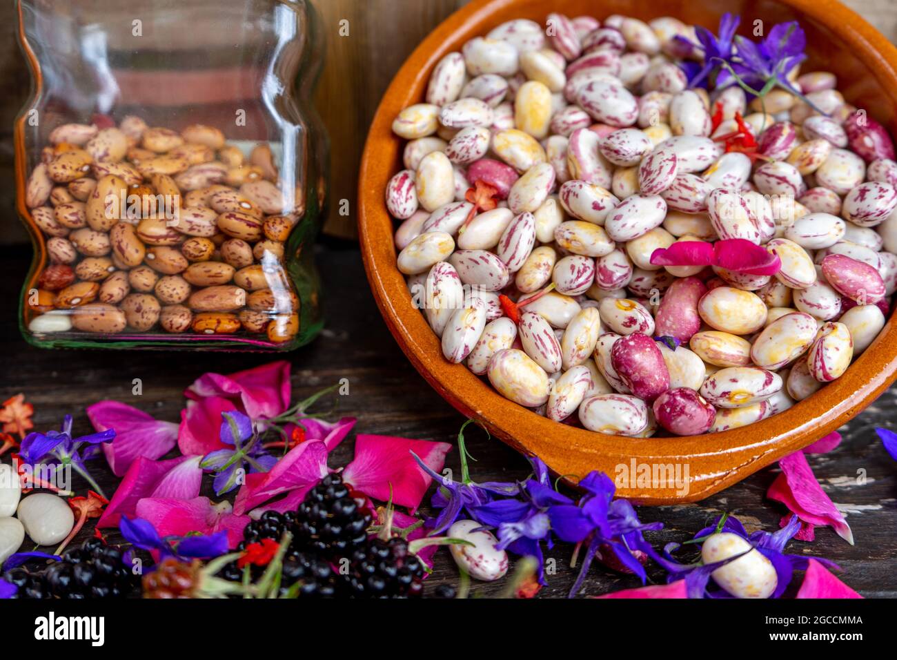 grains de caparron Banque D'Images