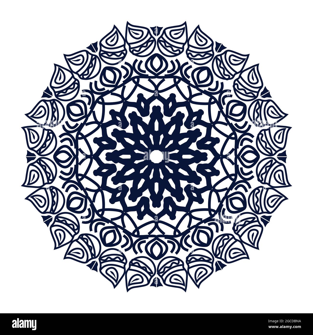 motif de luxe ramadan décor de style mandala islamique Illustration de Vecteur